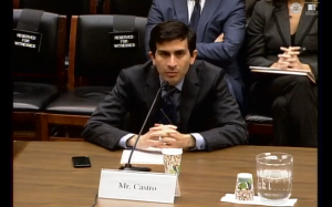 ITIF Vice President Daniel Castro testifying to a House subcommittee on Tuesday.